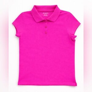 NWT-Girls bright pink polo shirt from Children's Place.
Size L (10-12).